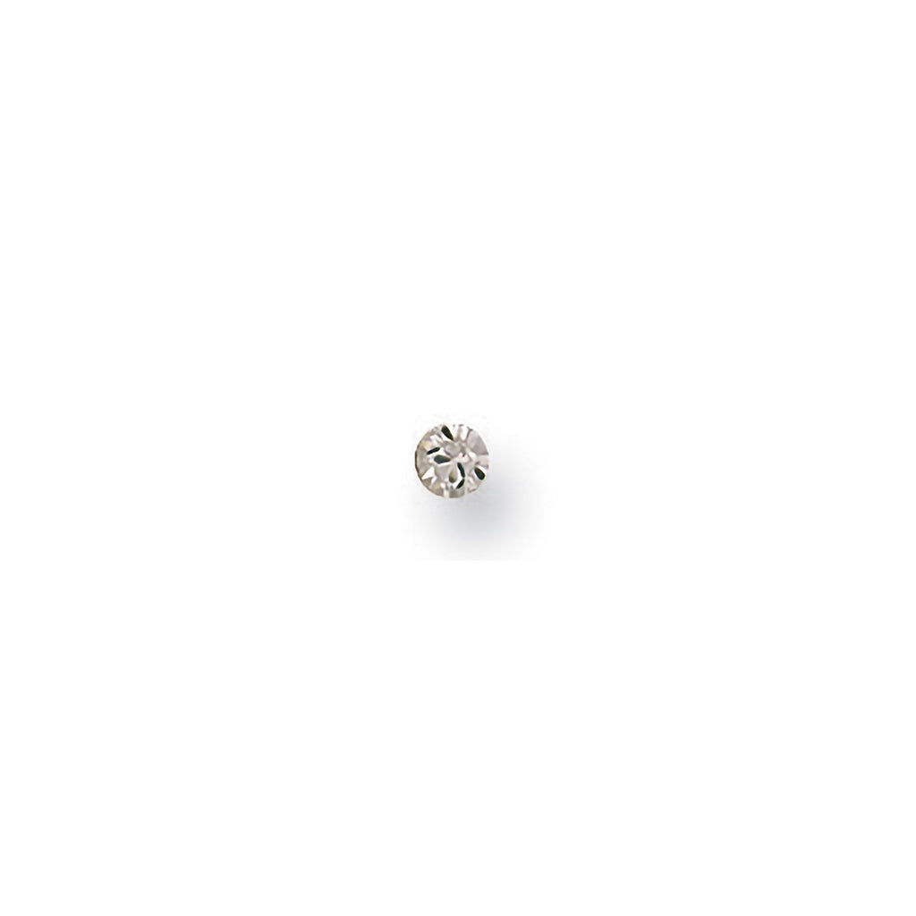 South Nose Ring (Pierced) Round Shape White AD Stones – Hayagi