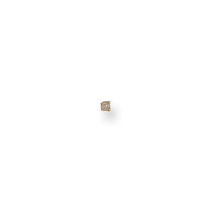 Yellow Gold Claw Set Diamond Nose Stud