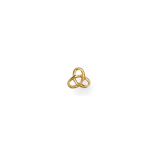 Yellow Gold Celtic Nose Stud
