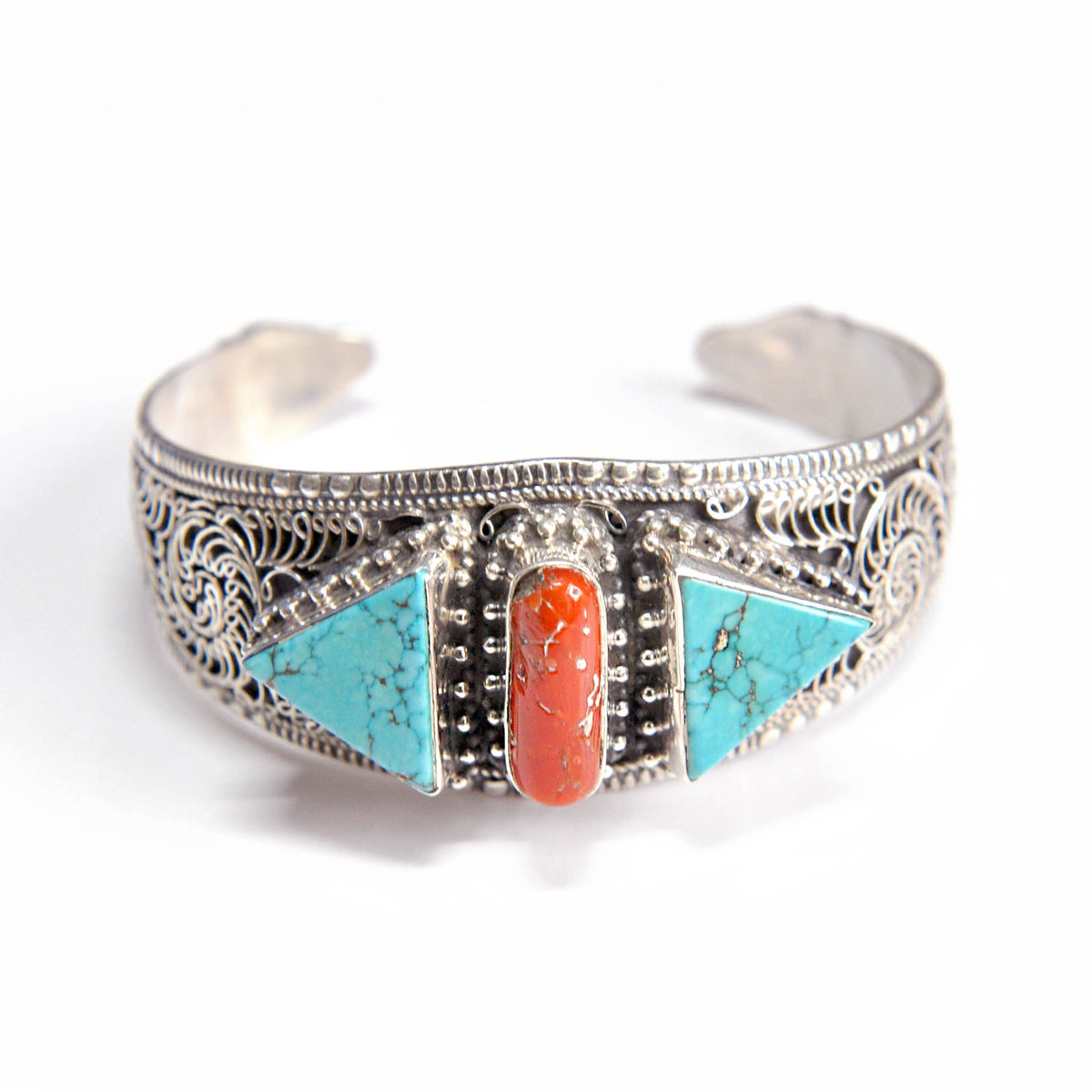 Old Indian silver bangle