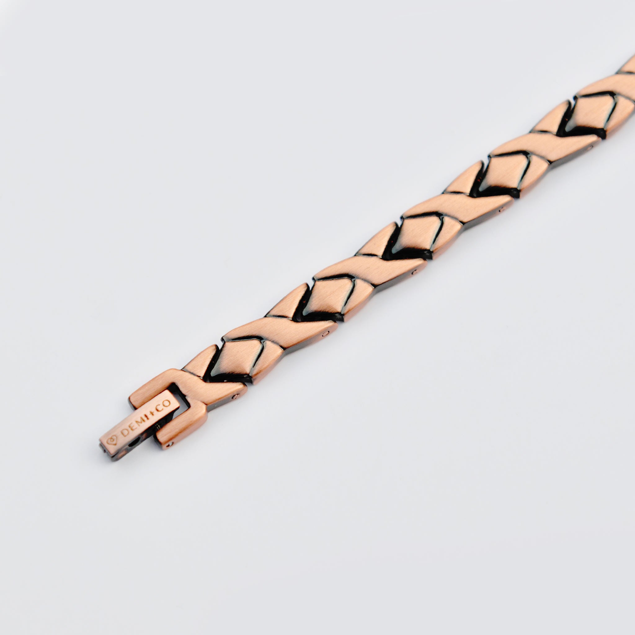 copper magnetic link bracelet