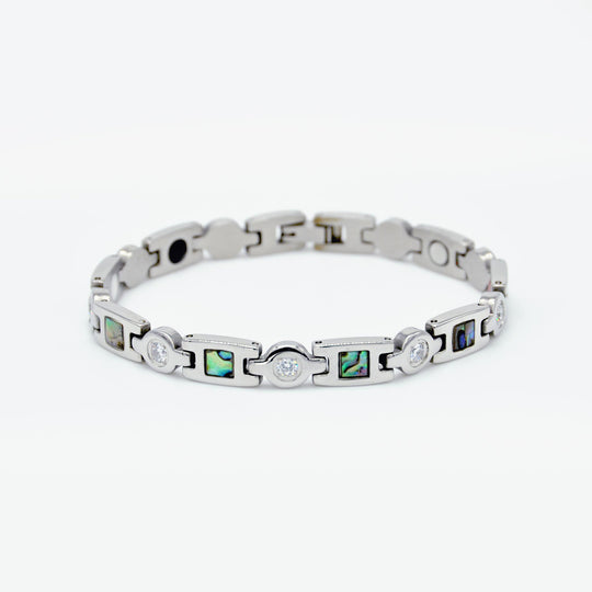 womens silver magnetic bracelet 