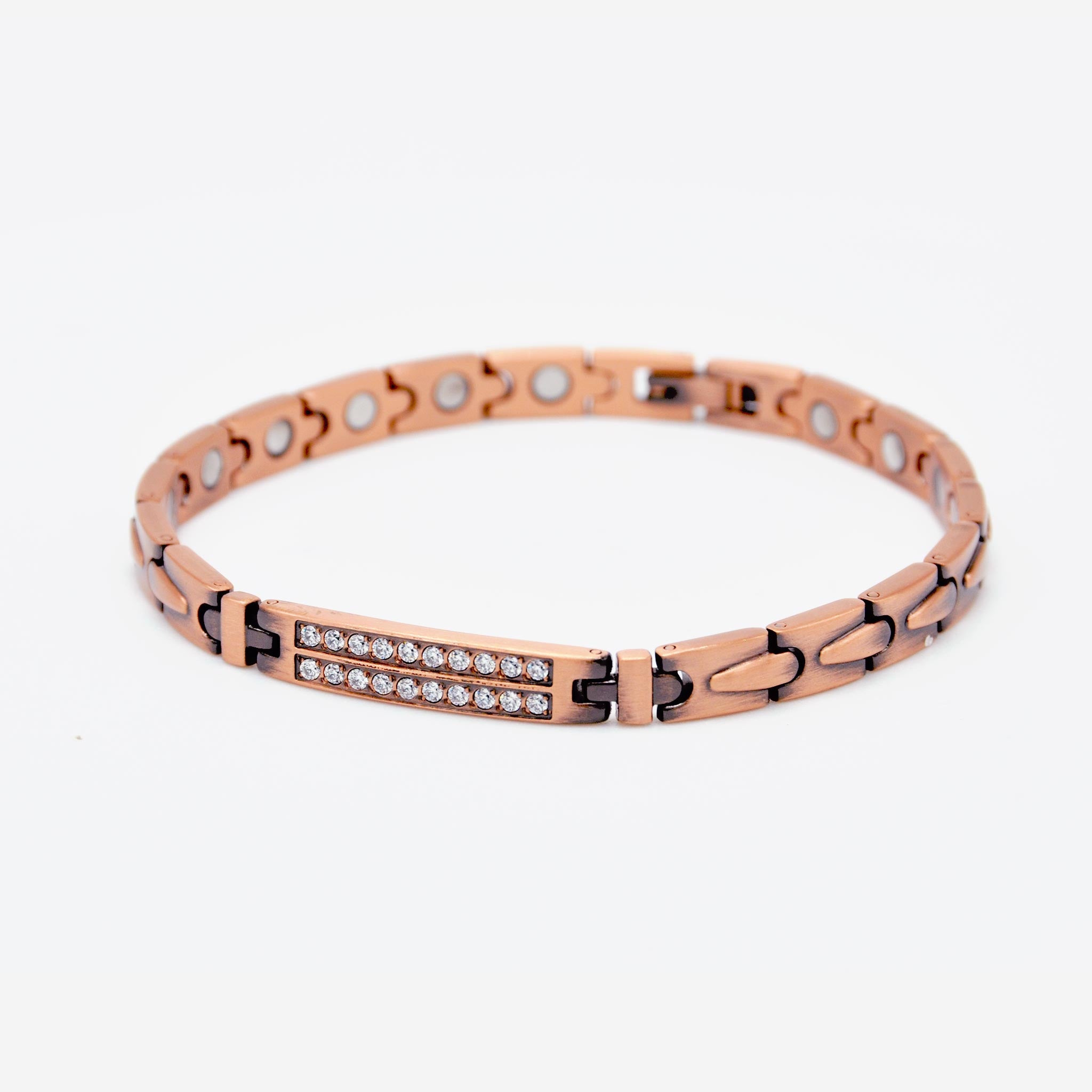 solid copper magnetic bracelet for women