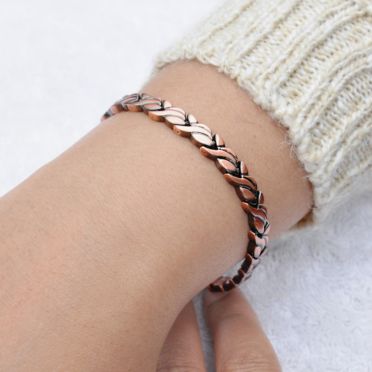 copper bracelet with magnets