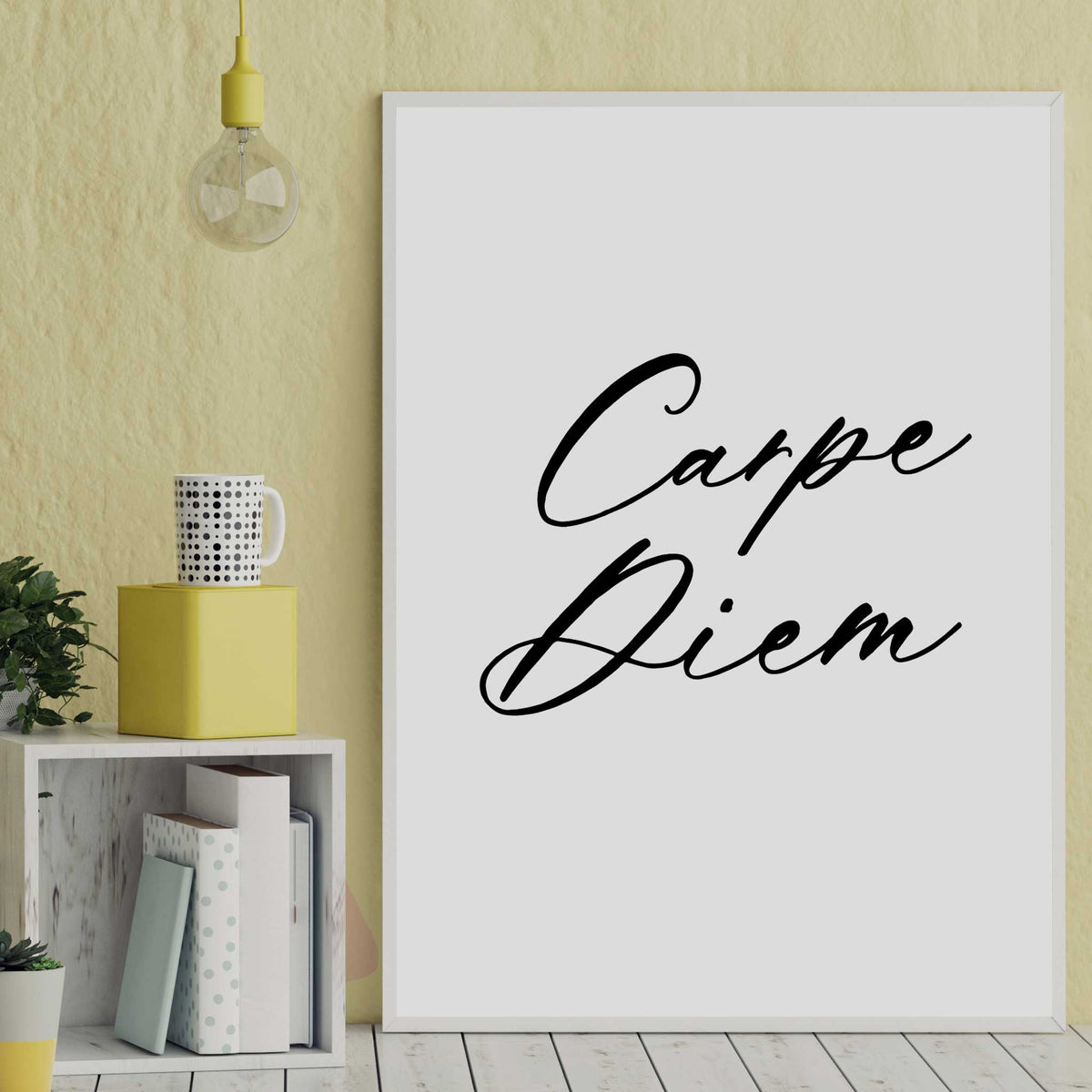 carpe diem wall art print poster