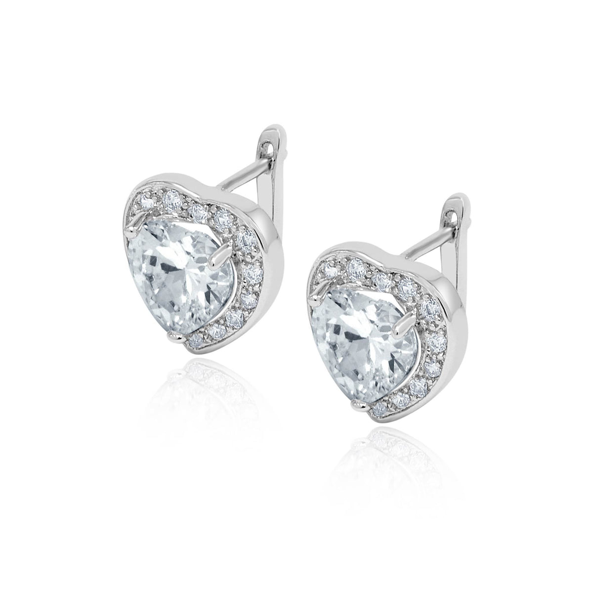 Aphrodite heart earrings and ring set-DEMI+CO Jewellery