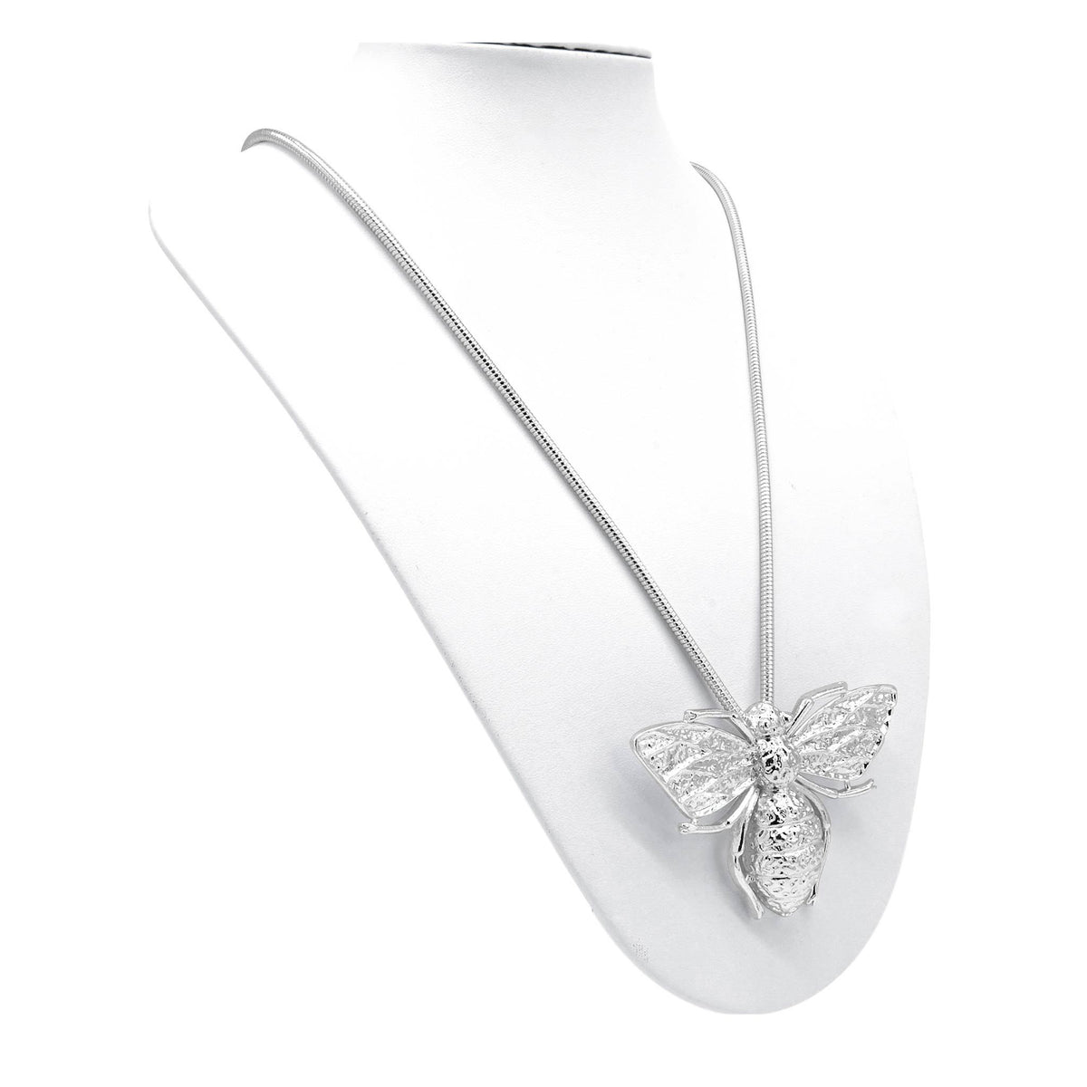 Bee mine 3D bee pendant and necklace-DEMI+CO Jewellery