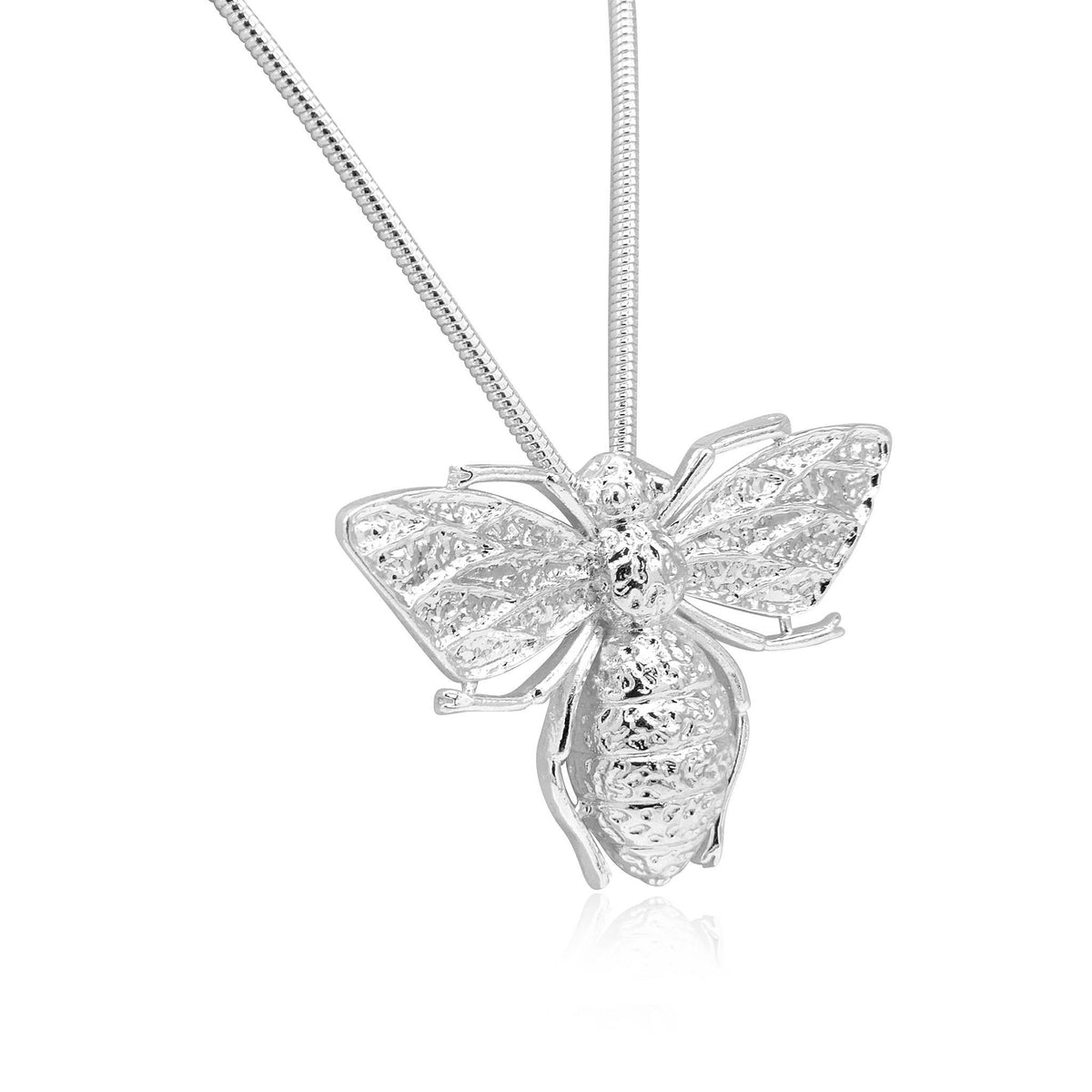 Bee mine 3D bee pendant and necklace-DEMI+CO Jewellery