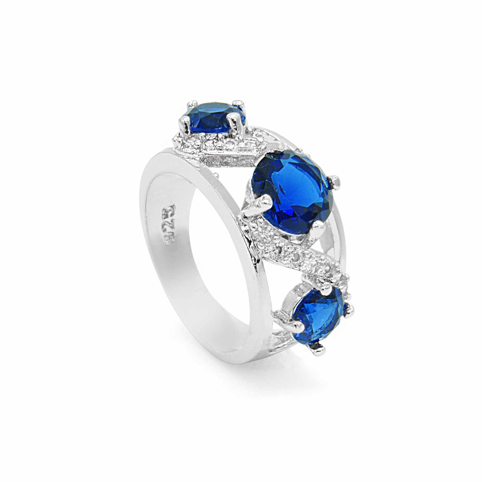 Bella blue sapphire set-DEMI+CO Jewellery