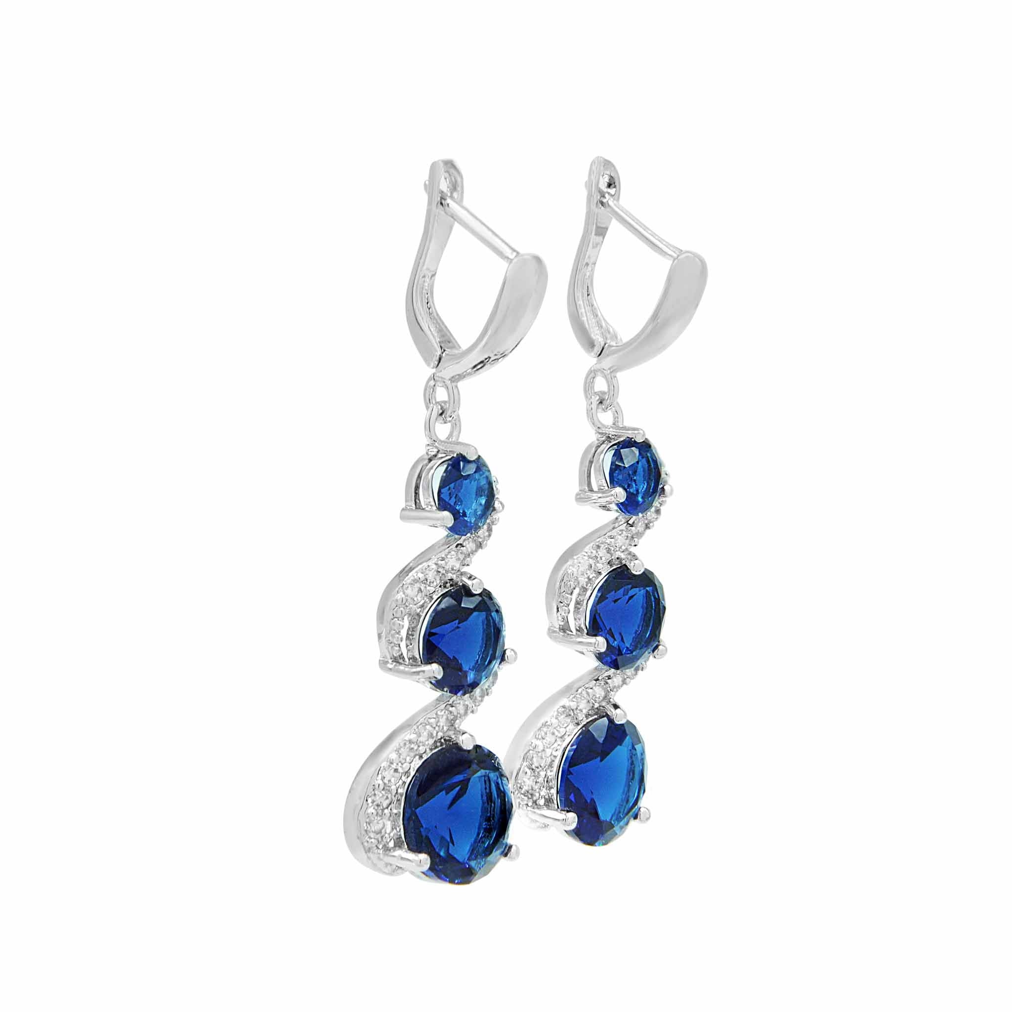 Bella blue sapphire set-DEMI+CO Jewellery