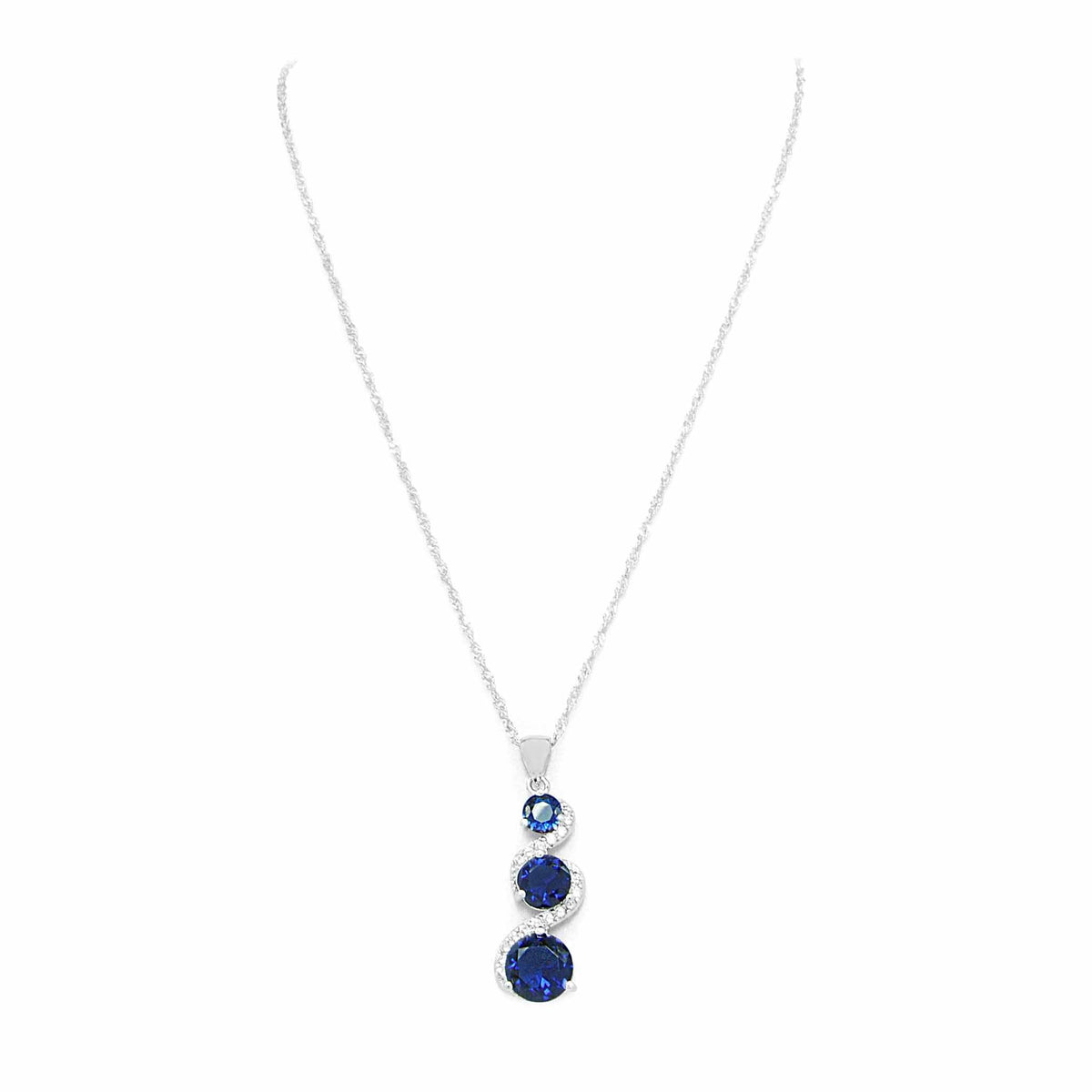 Bella blue sapphire set-DEMI+CO Jewellery