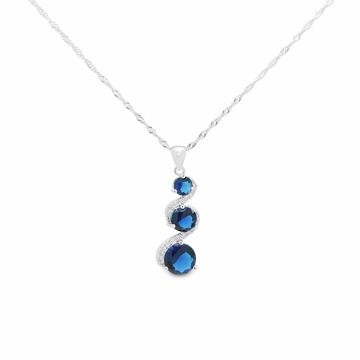 Bella blue sapphire set-DEMI+CO Jewellery