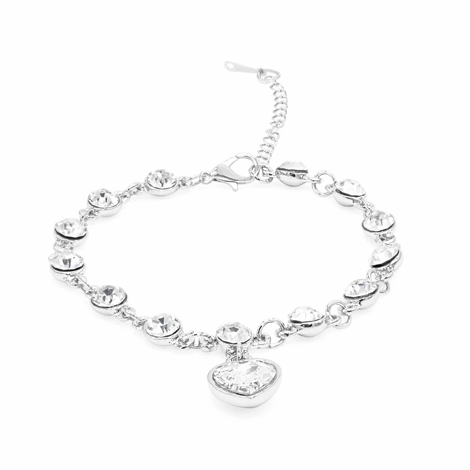 silver charm bracelet 