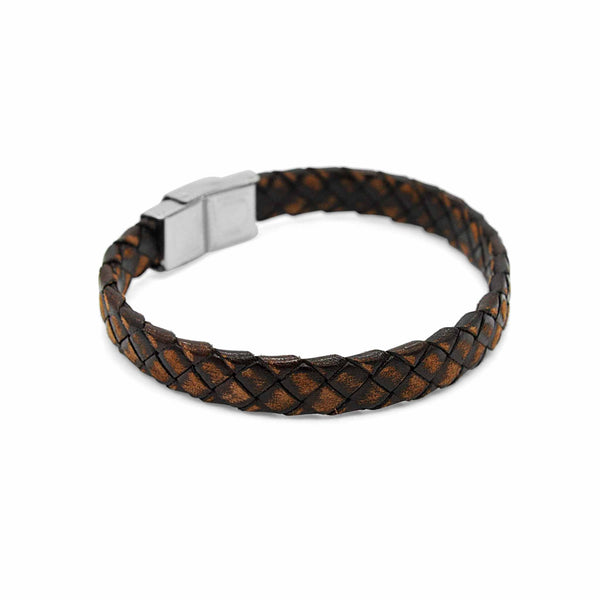 Men’s wide leather bracelet | ALPHA Mens | Free UK postage - DEMI+CO ...