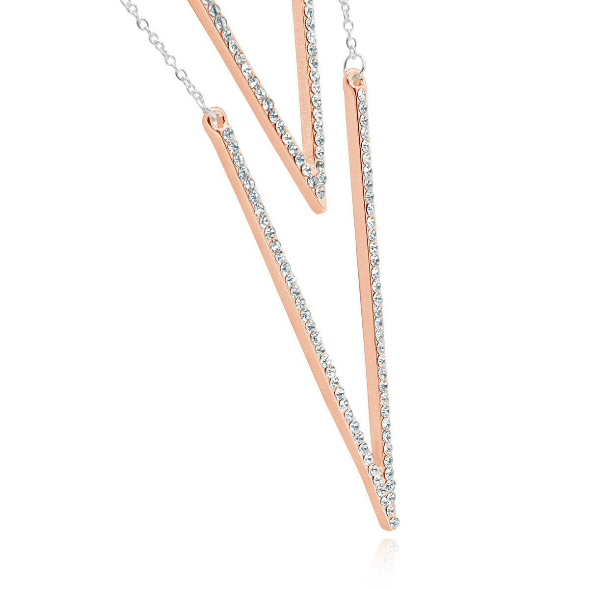 Ella geometric Necklace-DEMI+CO Jewellery