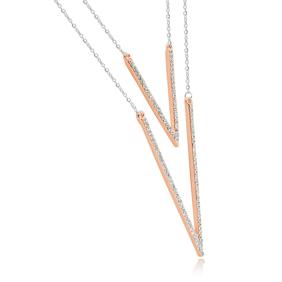 Ella geometric Necklace-DEMI+CO Jewellery