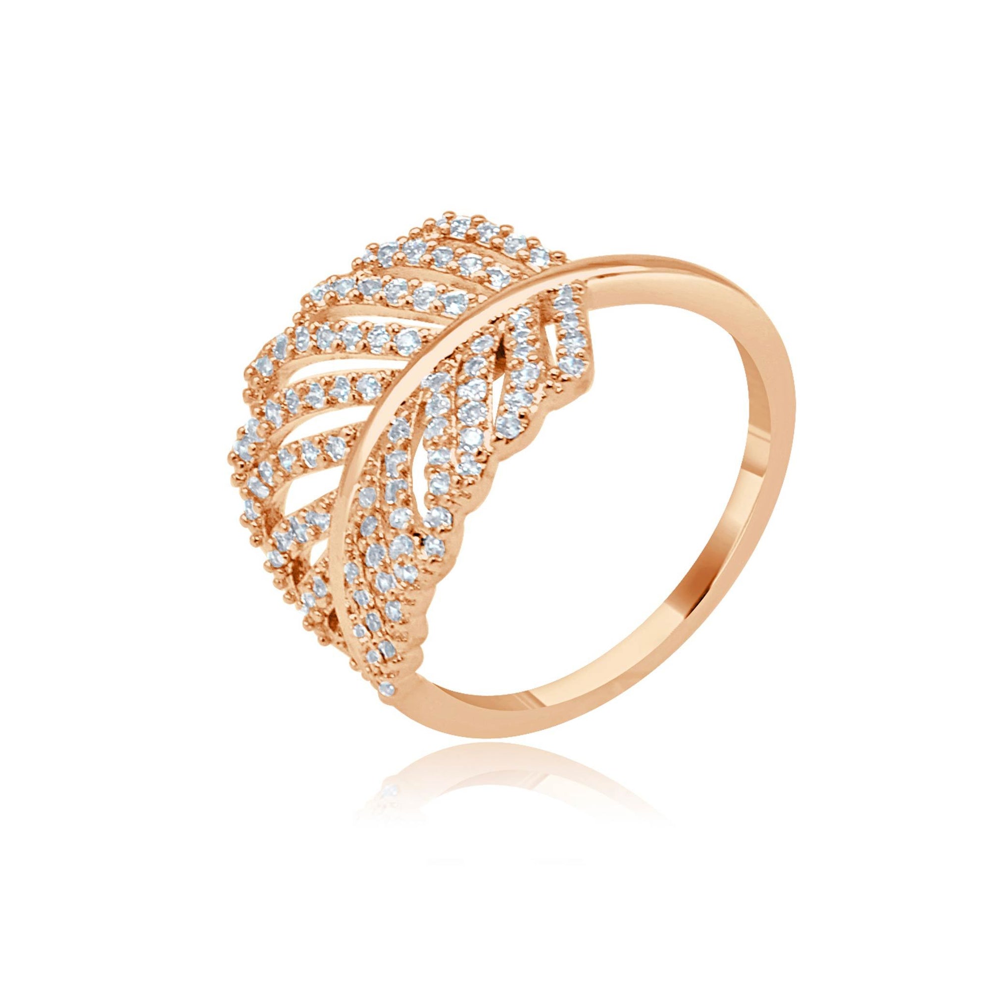Evie Leaf Ring-DEMI+CO Jewellery