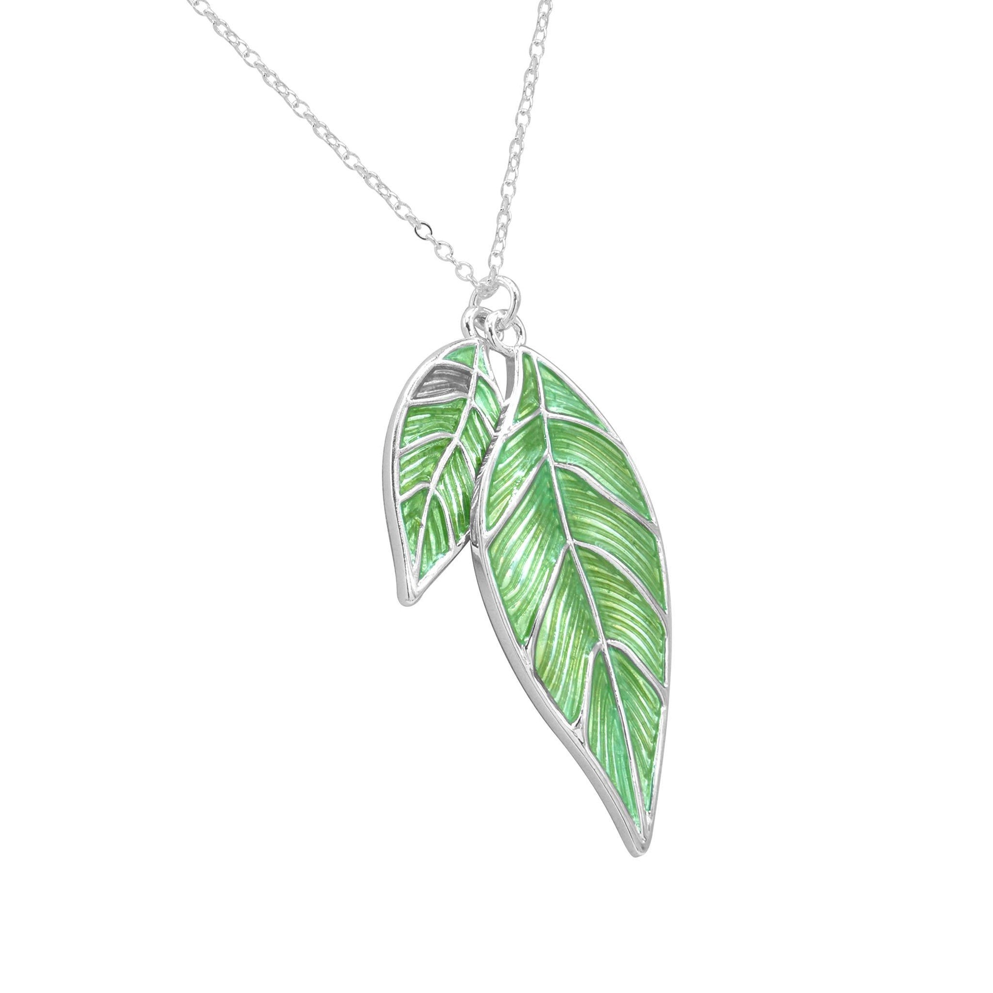 Iris twin leaf necklace-DEMI+CO Jewellery