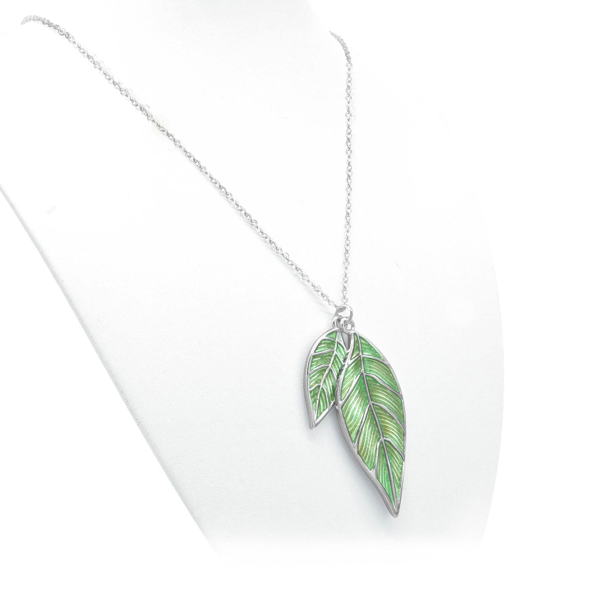 Iris twin leaf necklace-DEMI+CO Jewellery