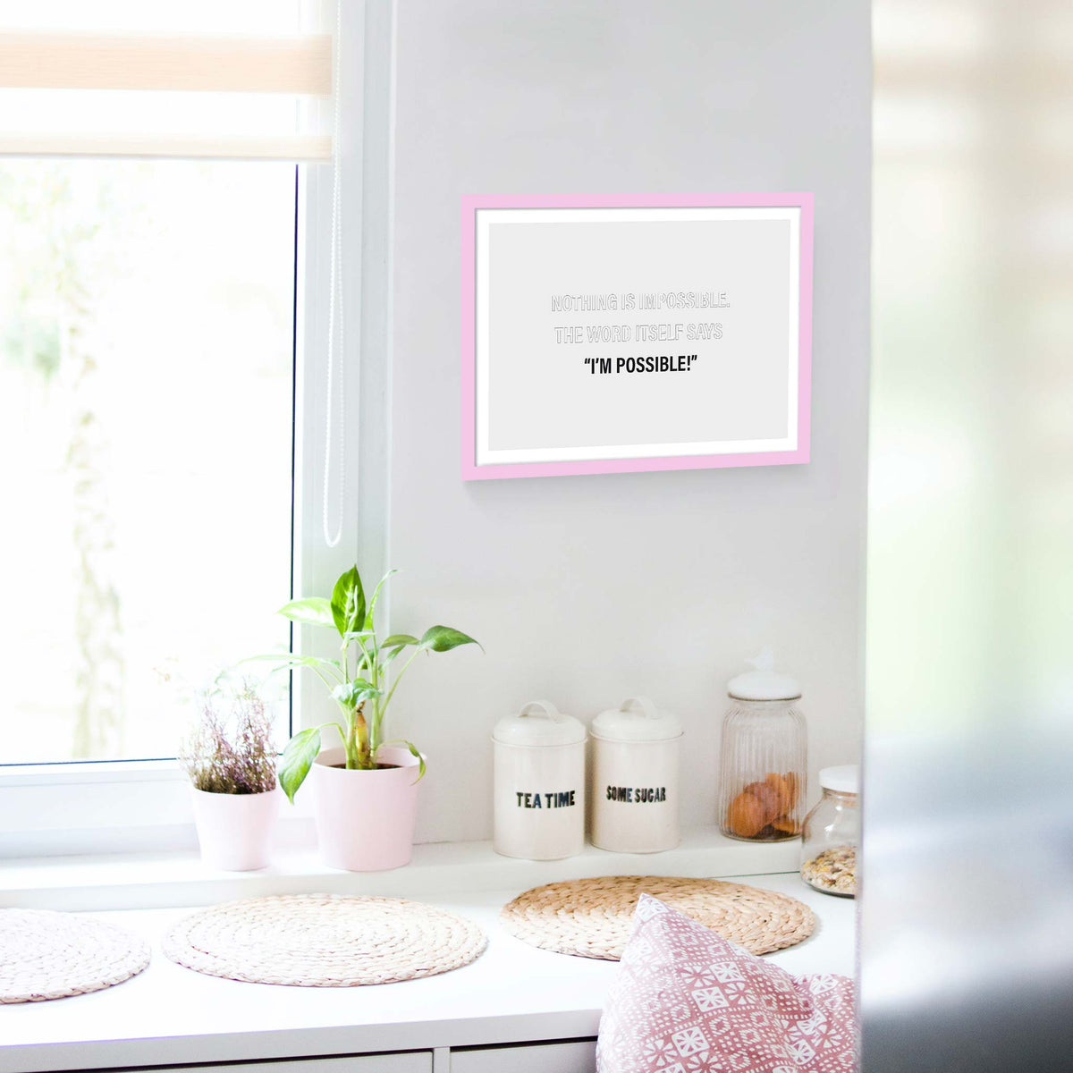 Nothing is impossible. The word itself says ‘I’m possible!&#39;