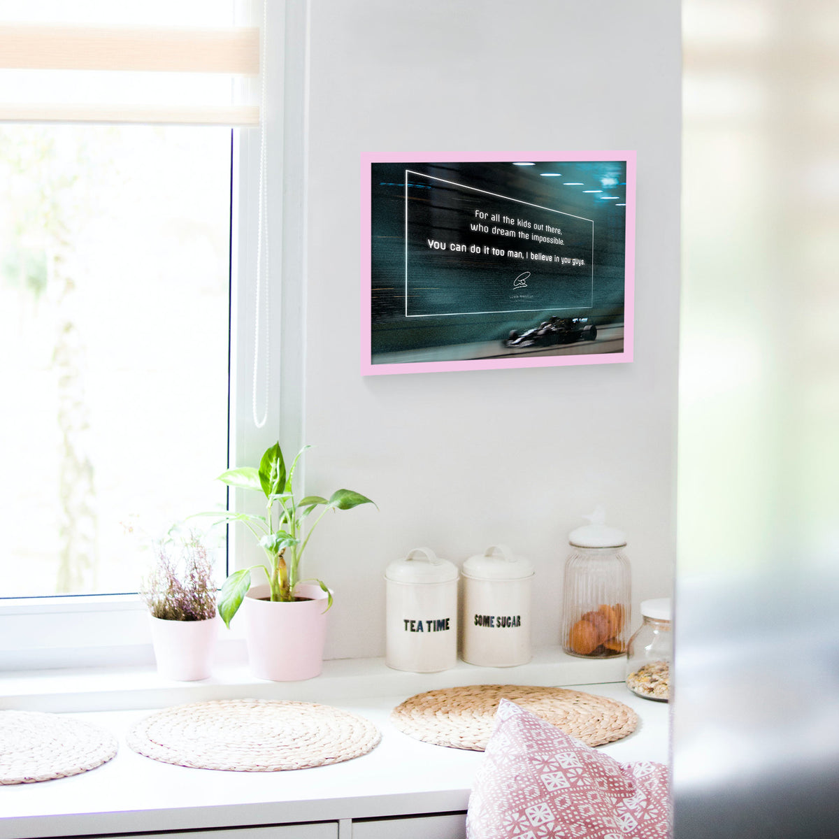 Motivational poster print