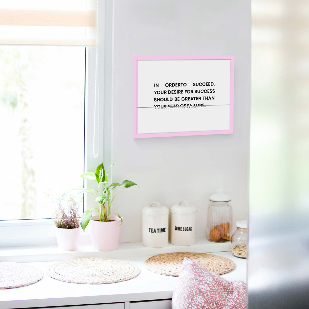 In order to succeed, your desire for success should be greater than your fear of failure