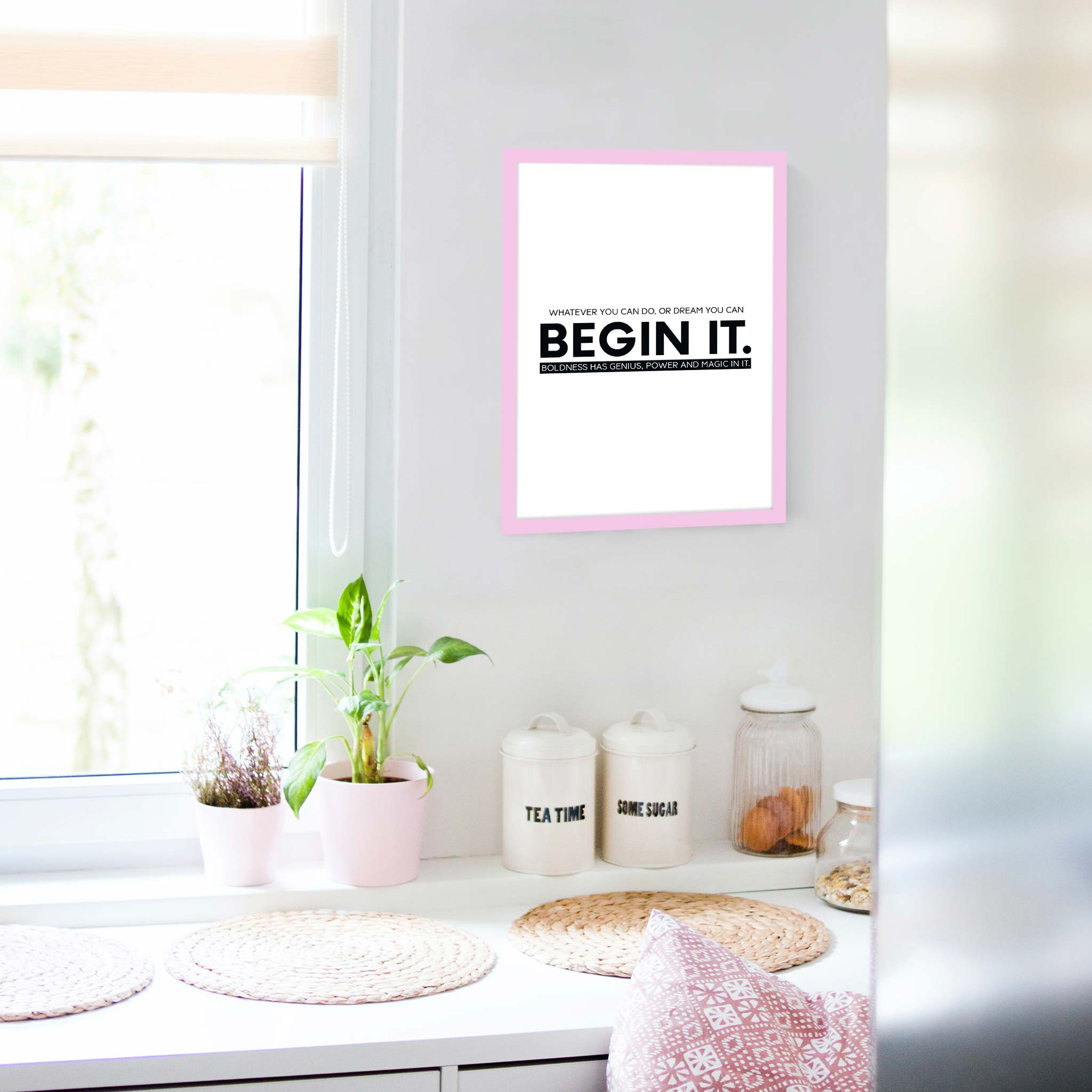 Whatever you can do, or dream you can, begin it. Boldness has genius, power and magic in it