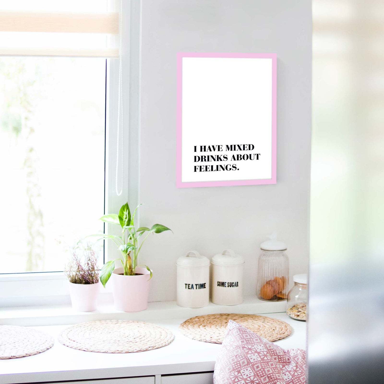 I have mixed drinks about feelings