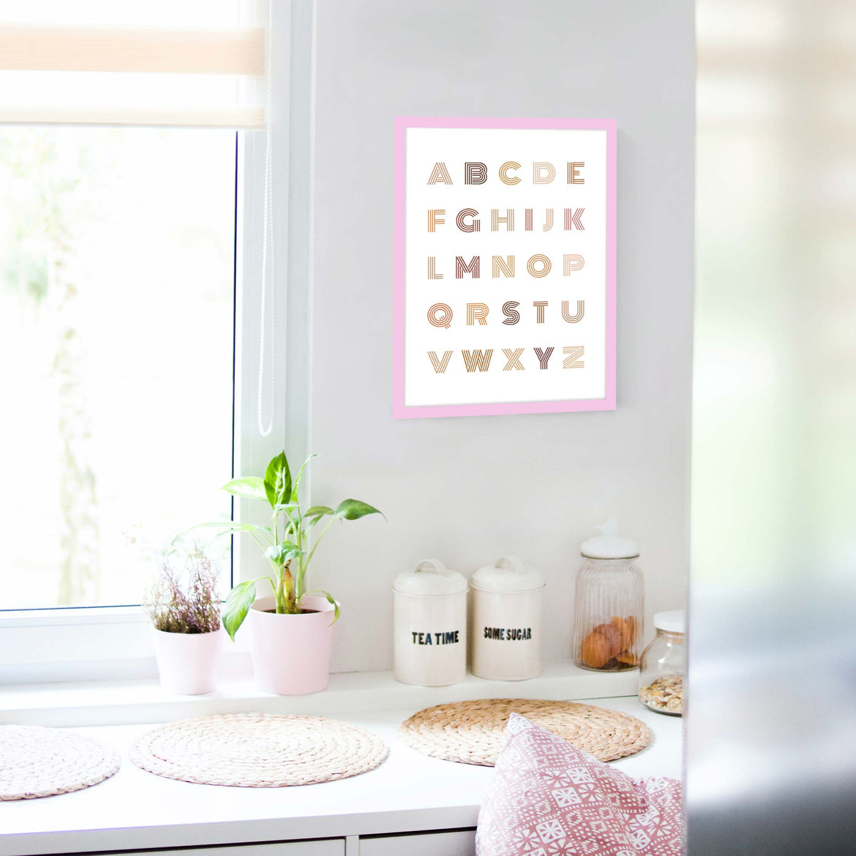 Letters A through to Z in clean large type face