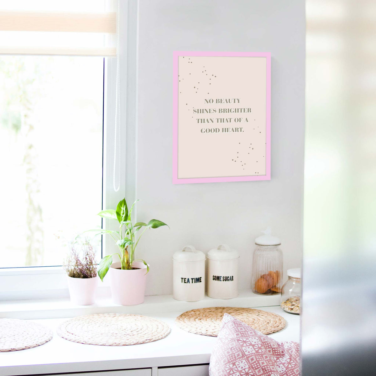 No beauty shines brighter that that of a good heart