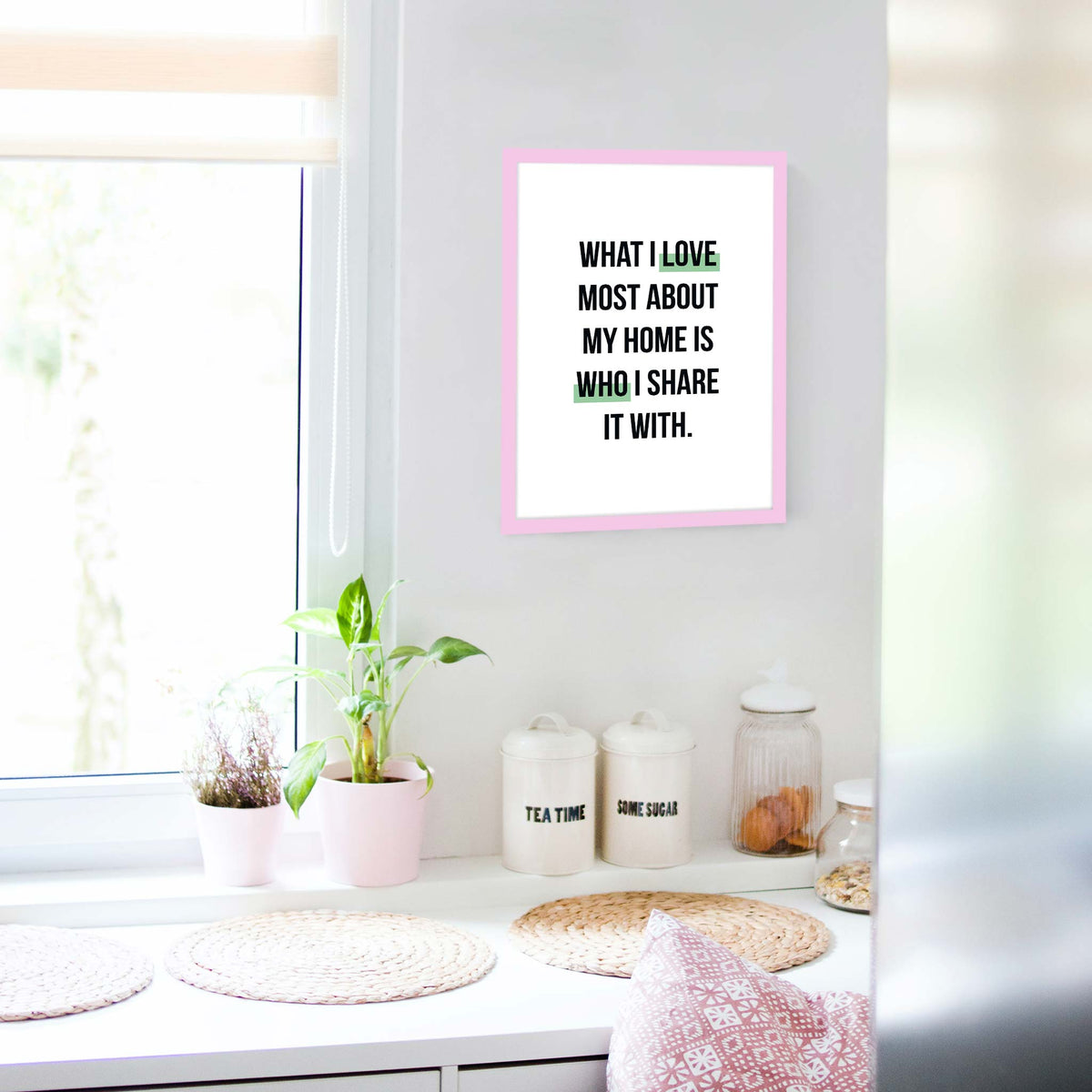 What I love most about my home is who I share it with