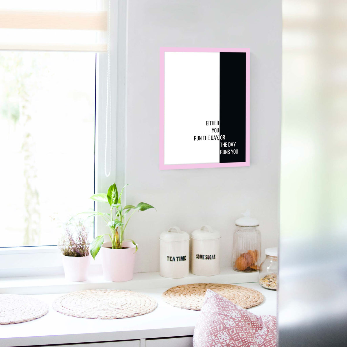 Either you run the day, or the day runs you