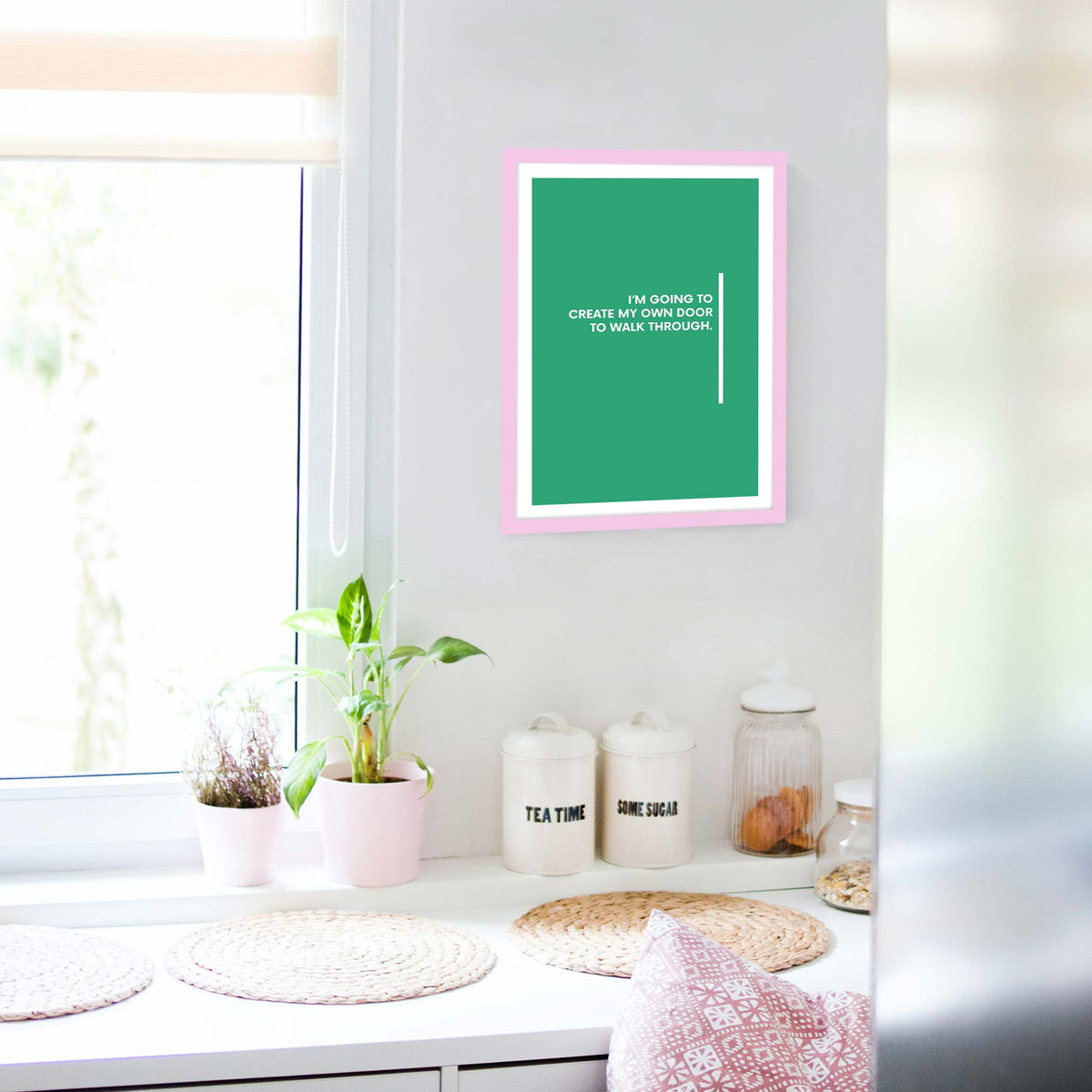 I’m going to create my own door to walk through