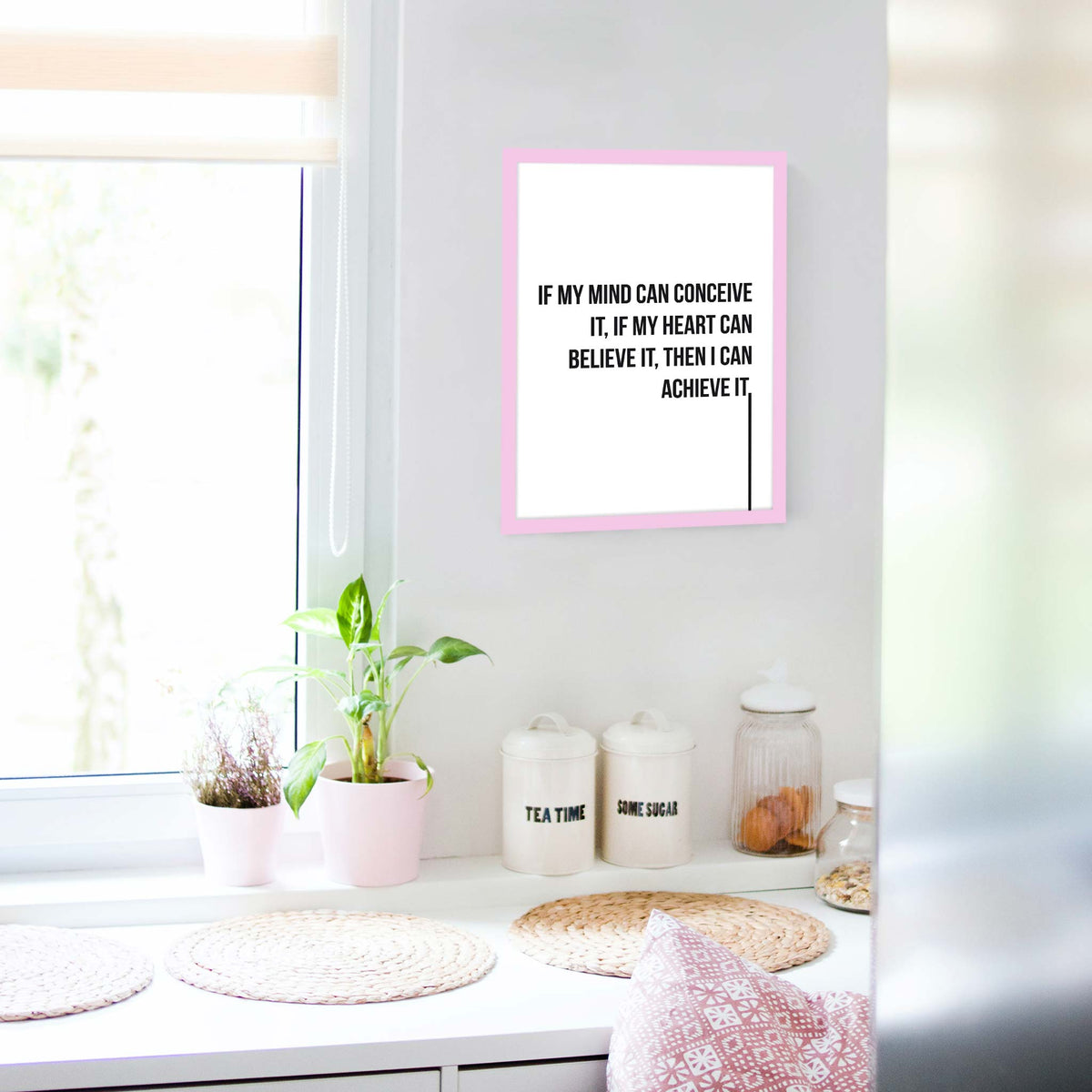 If my mind can conceive it, if my heart can believe it, then I can achieve it