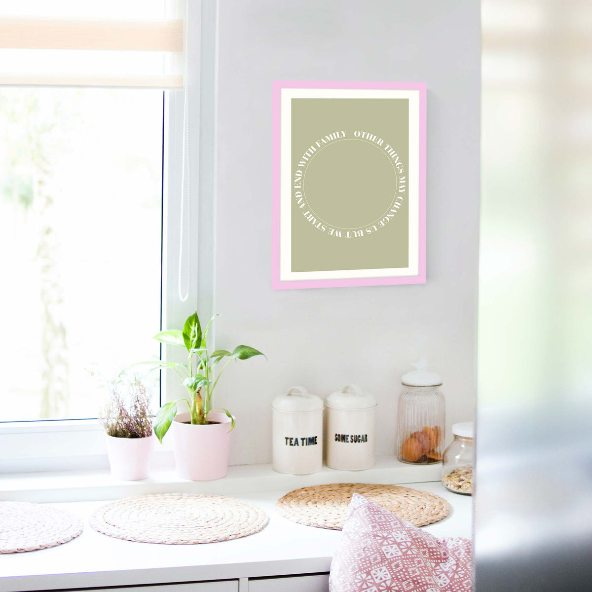 Other things may change us but we start and end with family