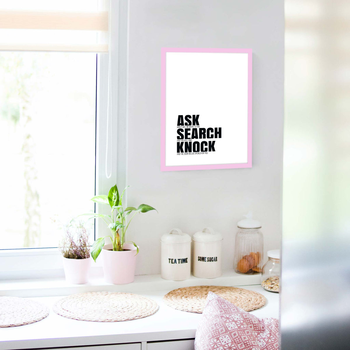 Ask and it will be given to you; search, and you will find; knock and the door will be opened for you