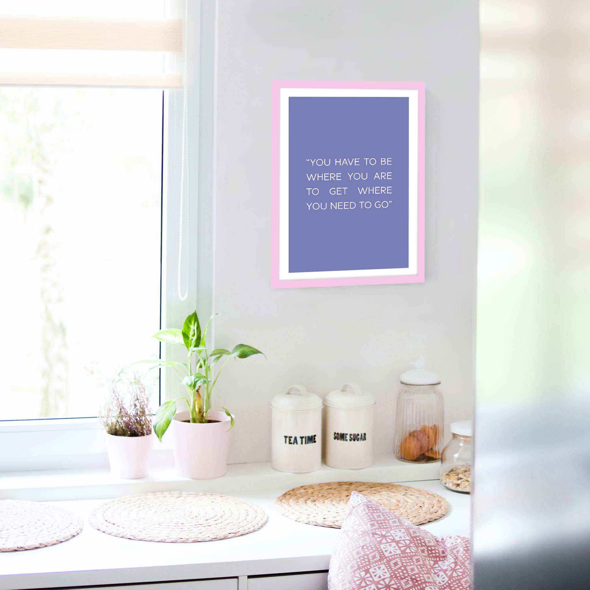 You have to be where you are to get where you need to go