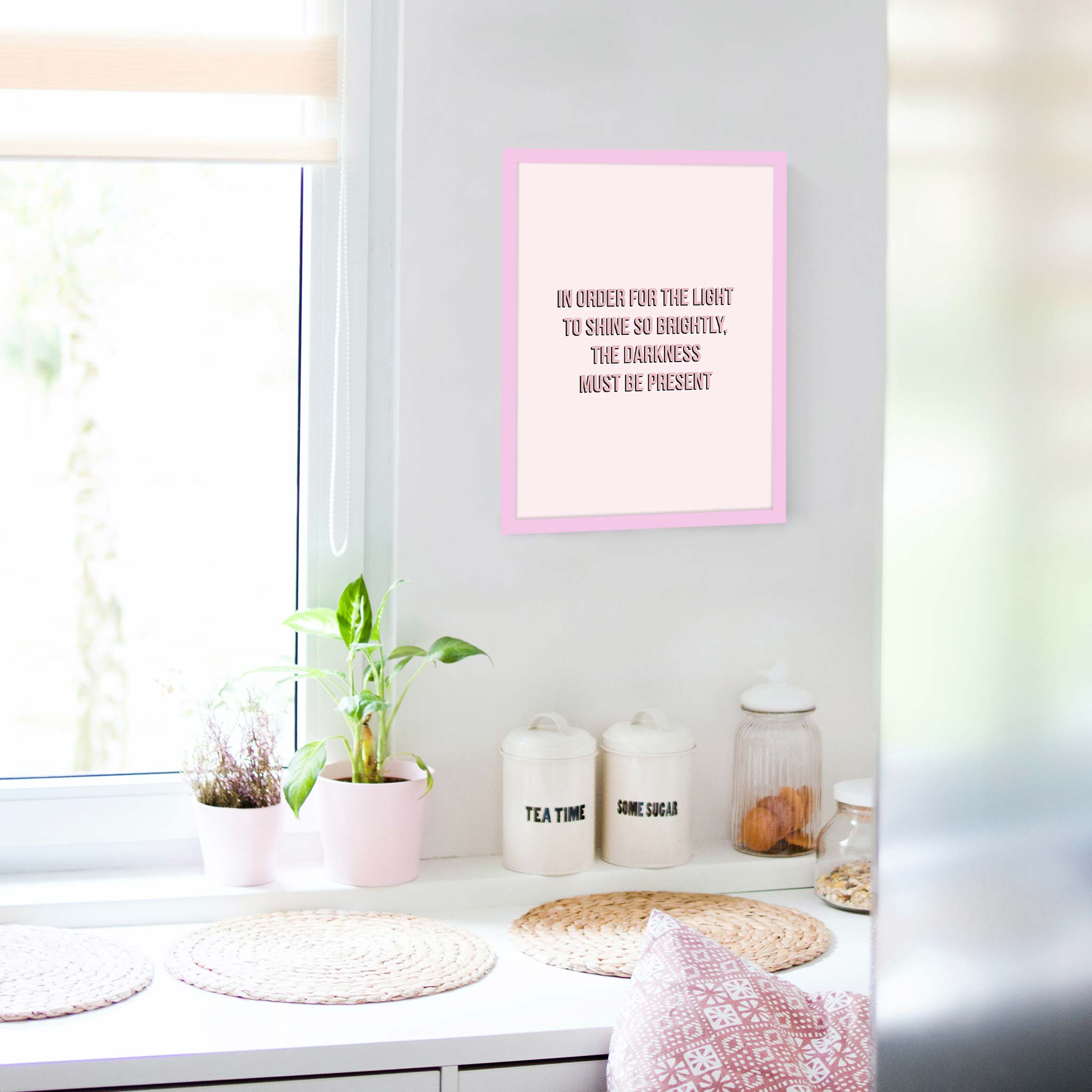 In order for the light to shine so brightly, the darkness must be present