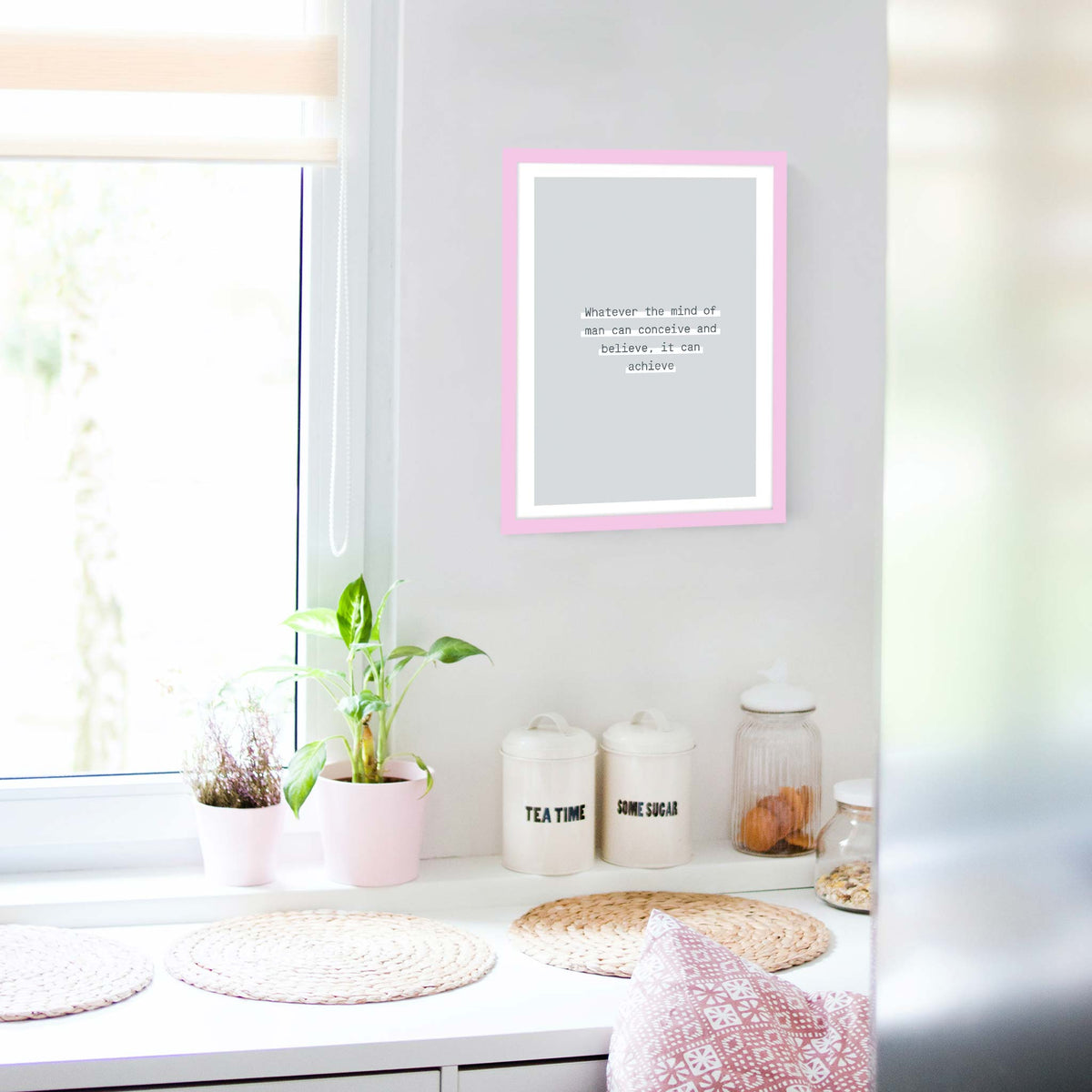 Whatever the mind of man can conceive and believe, it can achieve