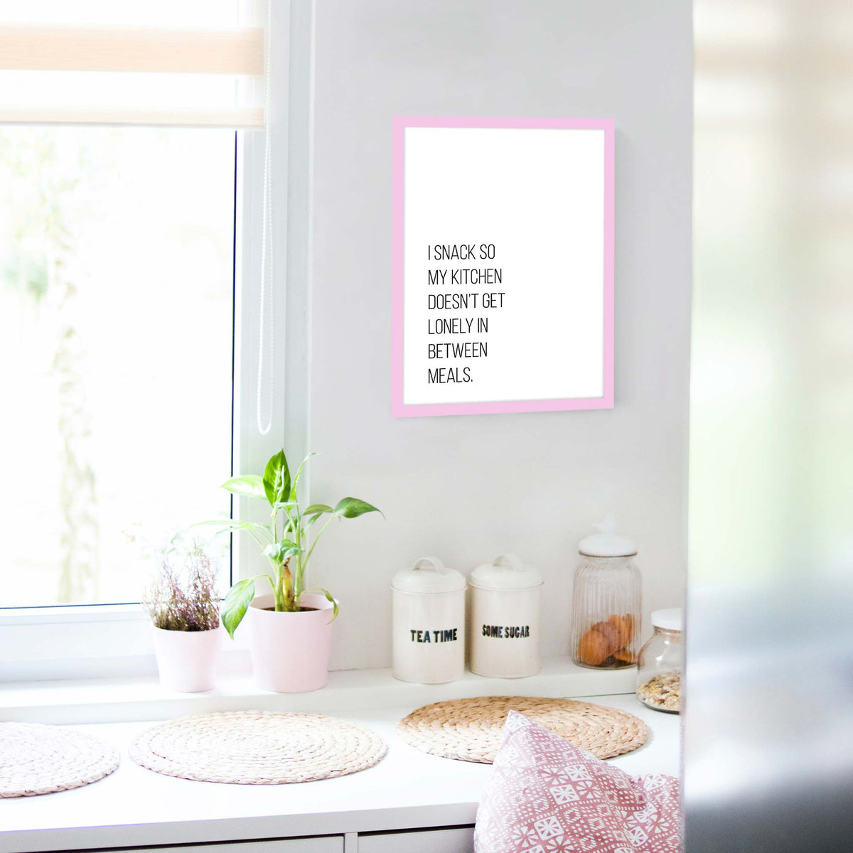 I snack so my kitchen doesn’t get lonely in between meals