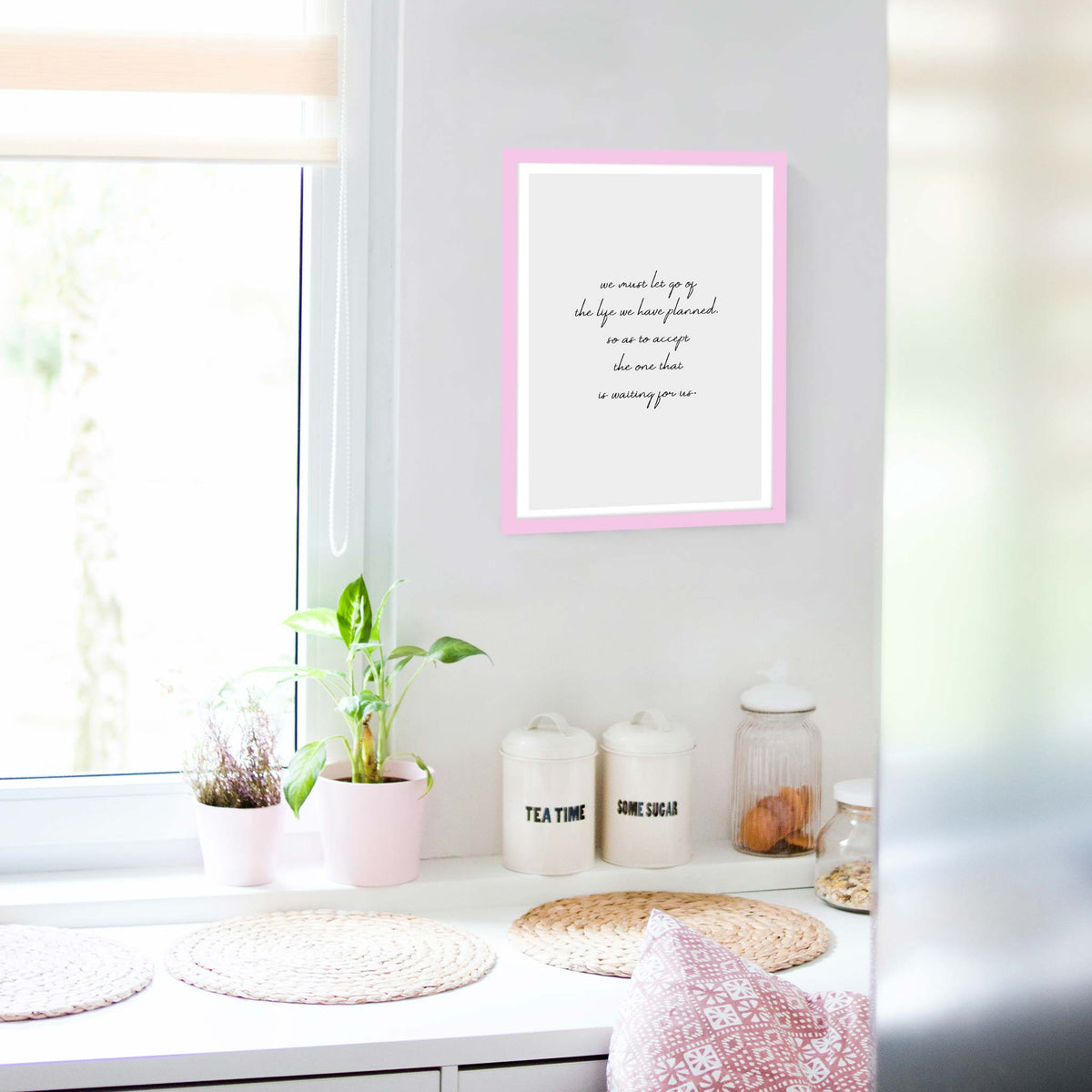 We must let go of the life we have planned, so as to accept the one that is waiting for us