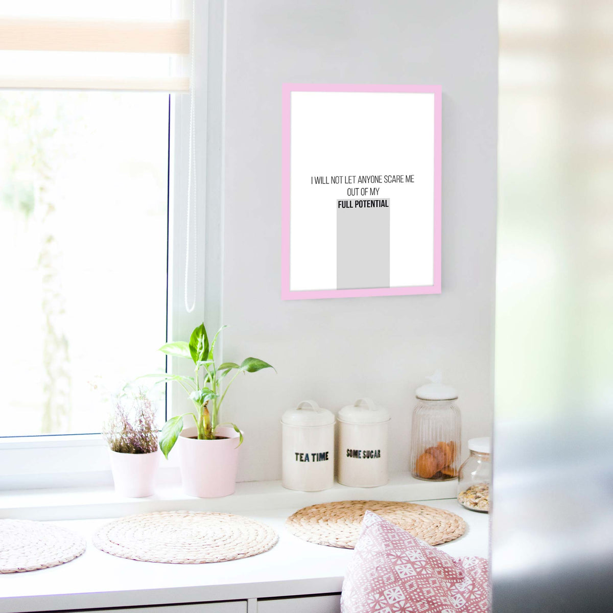 I will not let anyone scare me out of my full potential