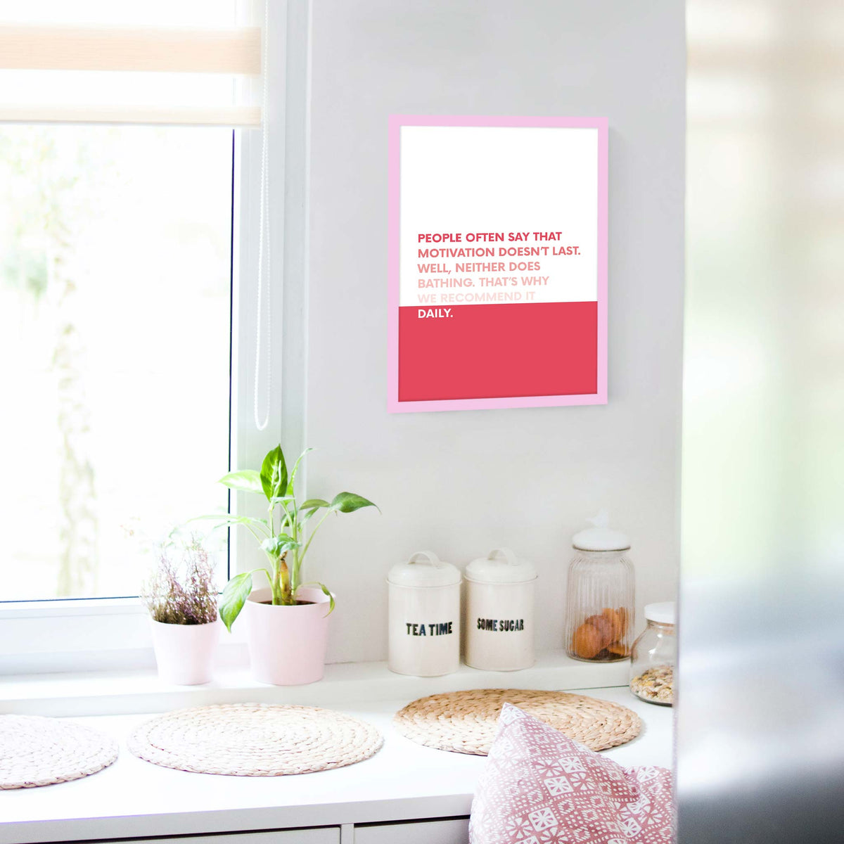 People often say that motivation doesn’t last. Well, neither does bathing. That’s why we recommend it daily