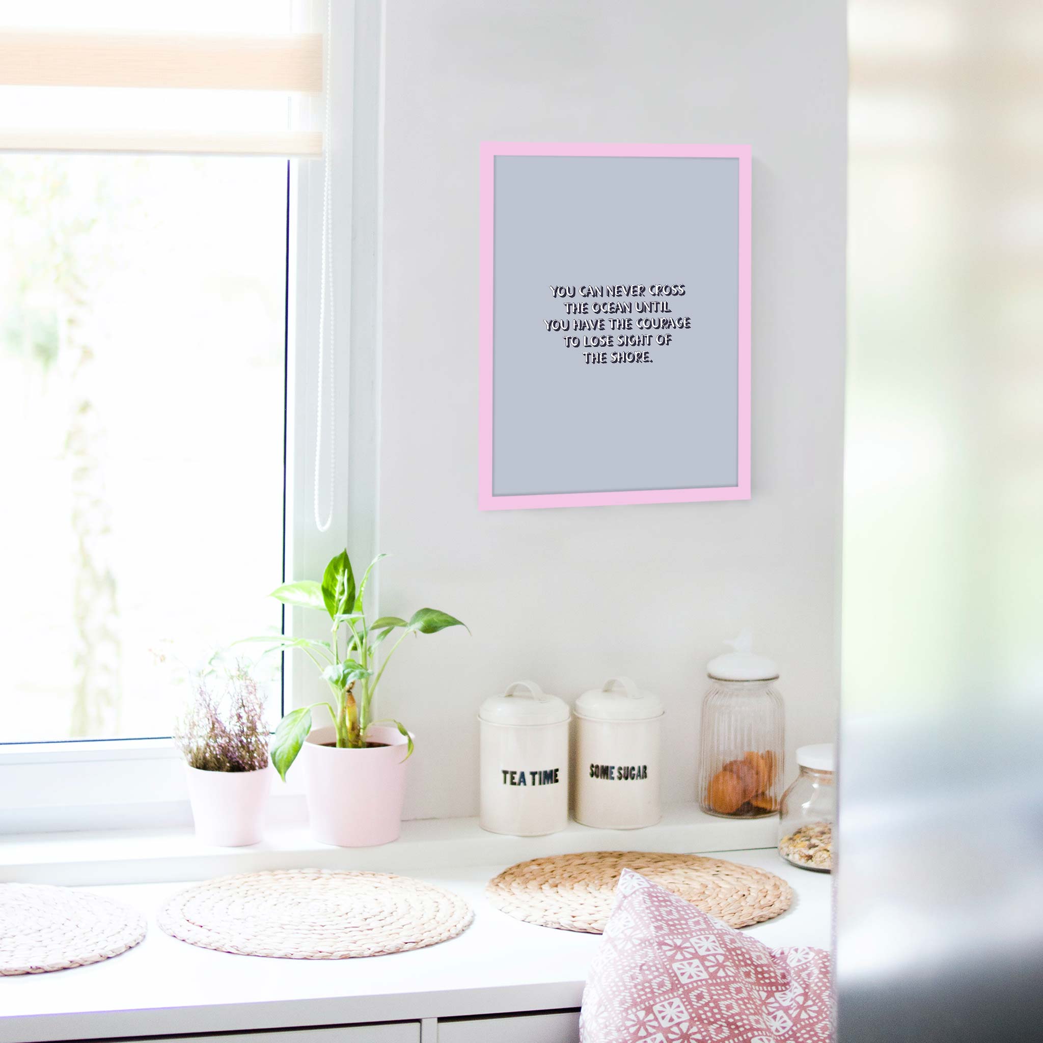 You can never cross the ocean until you have the courage to lose sight of the shore