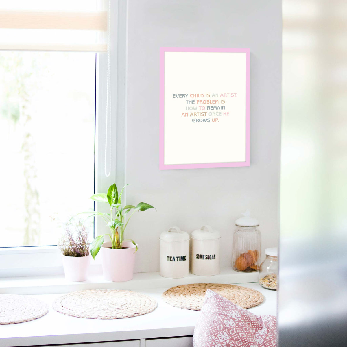 Every child is an artist. The problem is how to remain an artist once he grows up