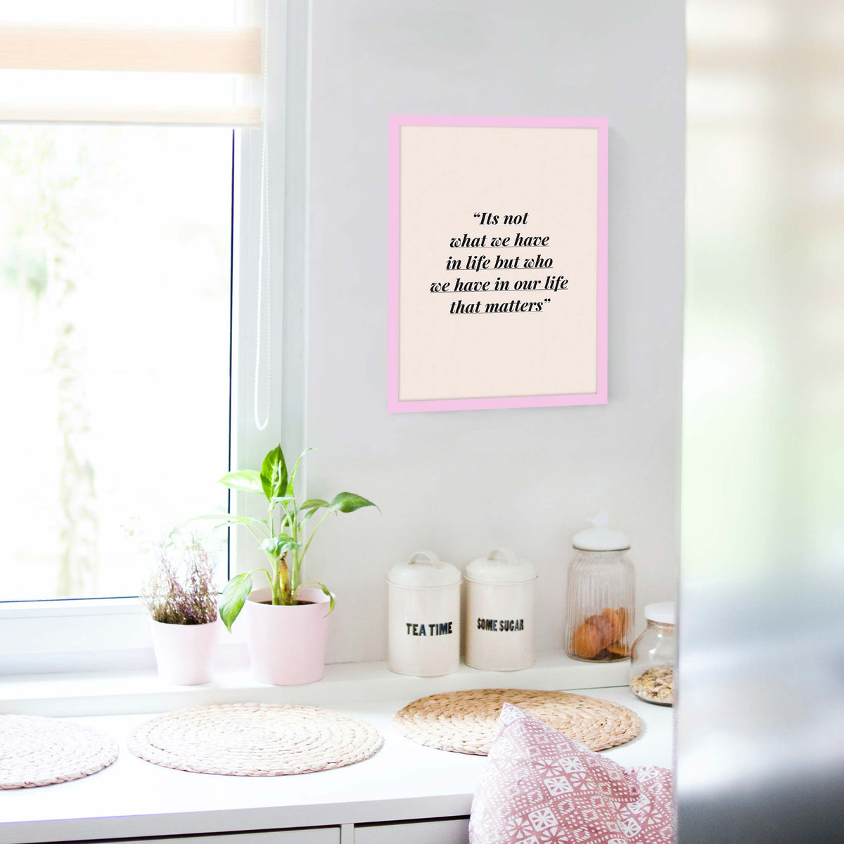 Its not what we have in life but who we have in our life that matters