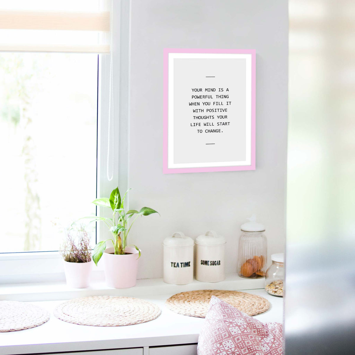 Your mind is a powerful thing when you fill it with positive thoughts your life will start to change