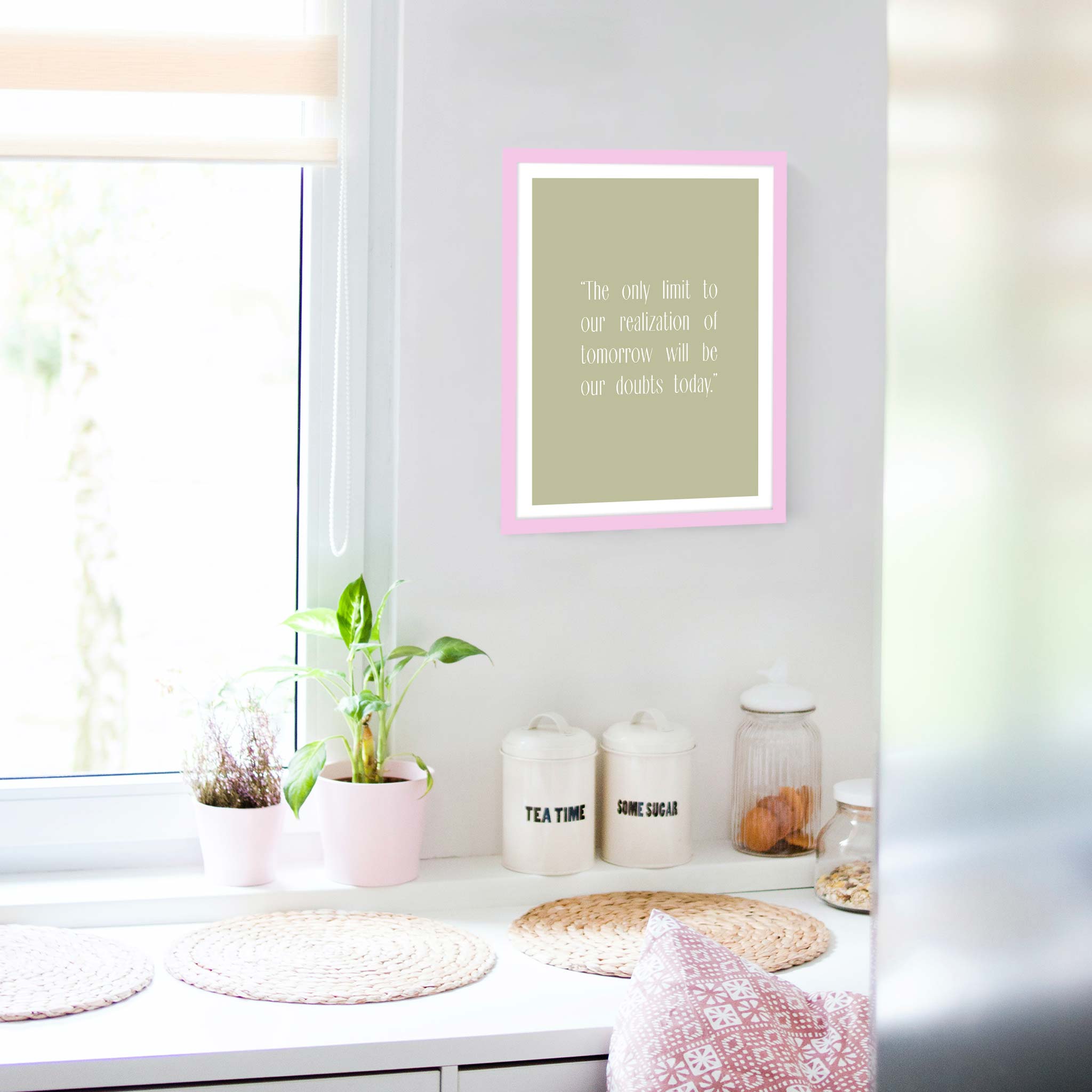 The only limit to our realization of tomorrow will be our doubts today.”