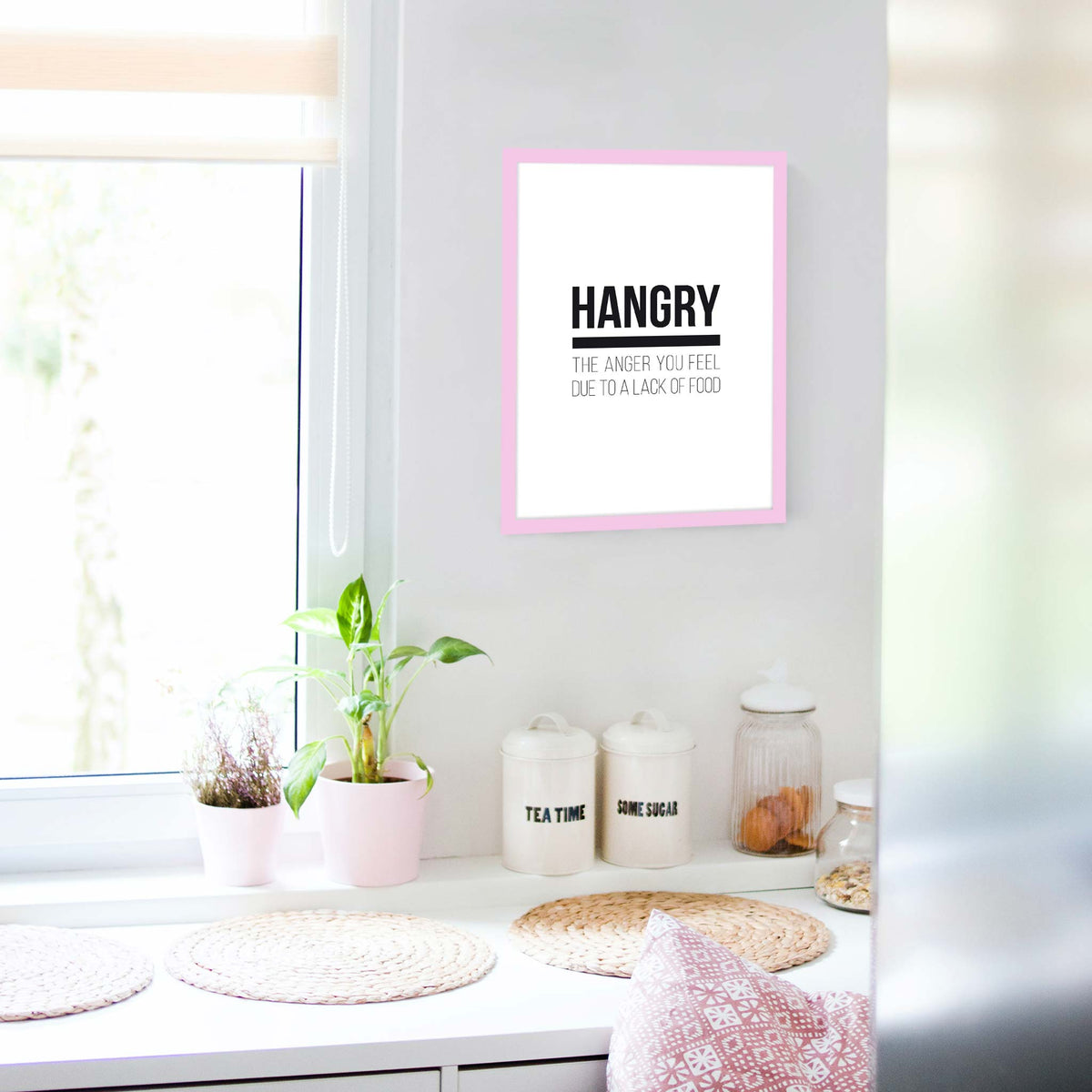 Hangry - the anger you feel due to a lack of food