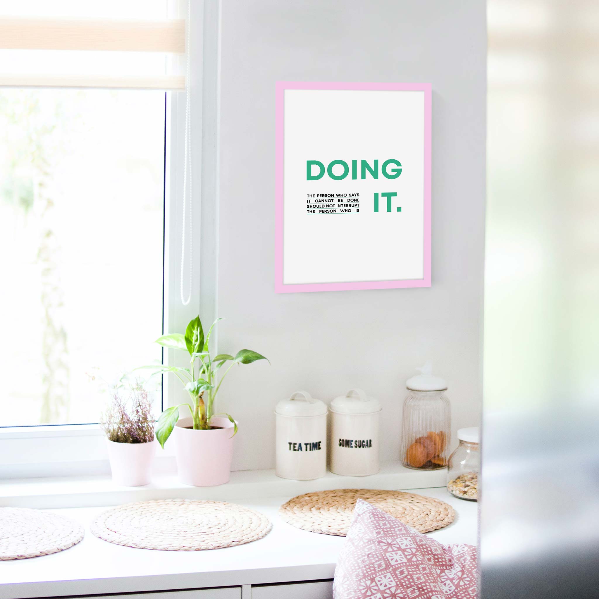 The person who says it cannot be done should not interrupt the person who is doing it